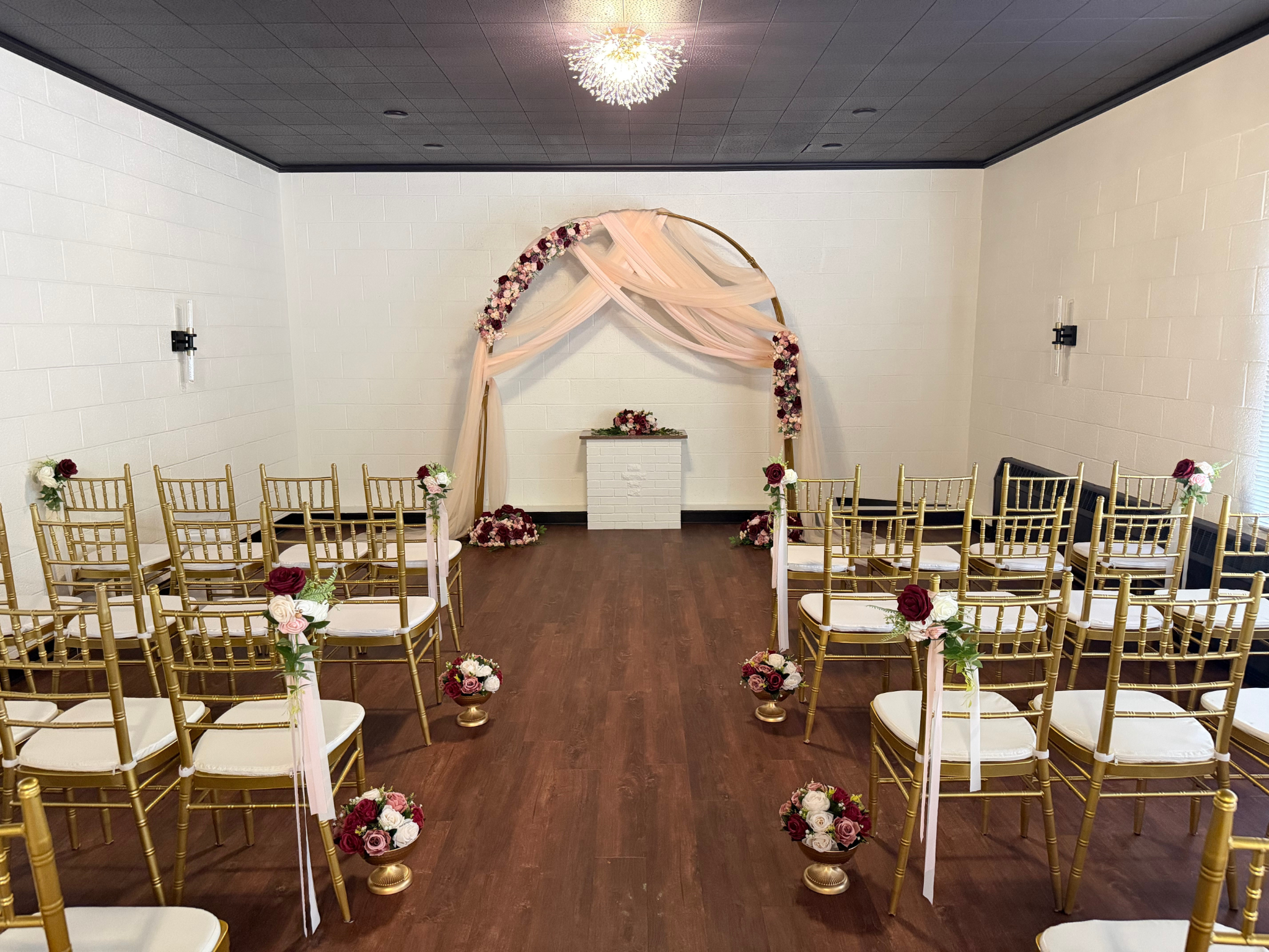 Charming Chapel Dayton Altar Setup